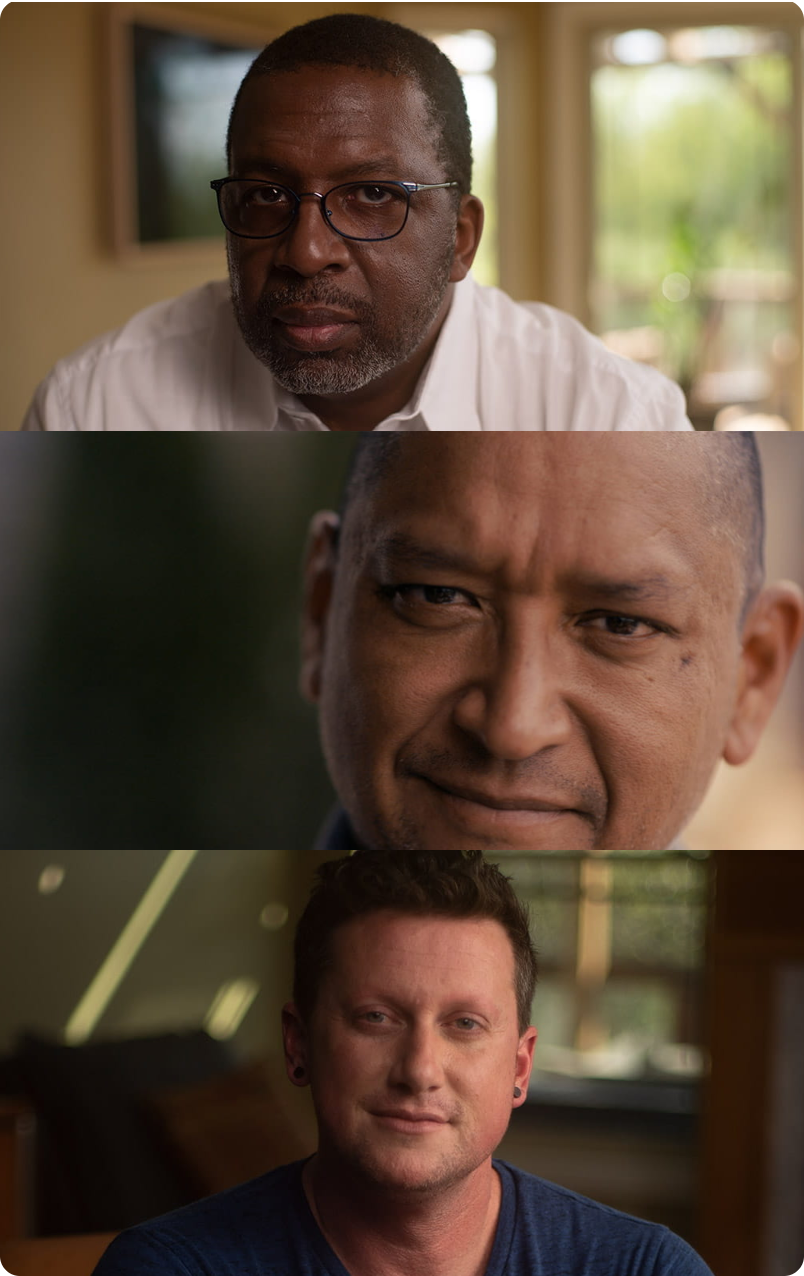 Headshots of various men